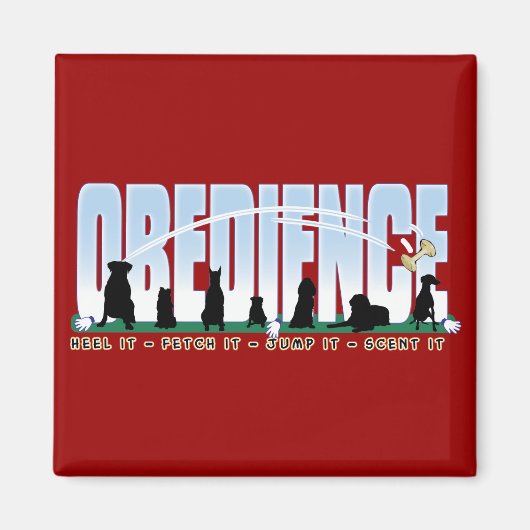 Obedience: Hiel, trek het, spuit het, trek het, tr Magneet (Voorkant)