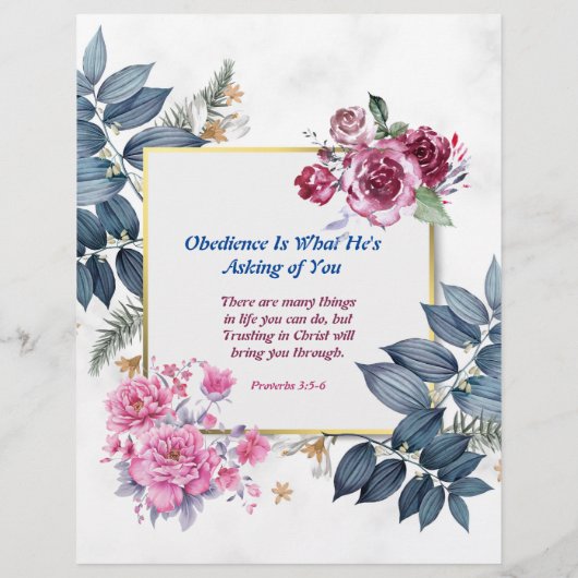 Obedience is wat hij van je linnenpapier vraagt (Achterkant)