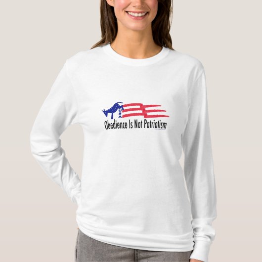 Obedience Patriotisme T-shirt (Voorkant)