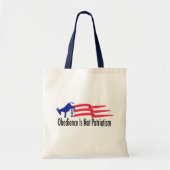 Obedience Patriotisme Tote Bag (Voorkant)