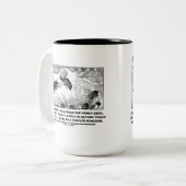 Obedience Work Honey-Bees Henry V Shakespeare Tweekleurige Koffiemok (Voorkant links)