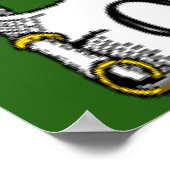 O'Beirne Coat of Arms Irish Flag Print (Hoek)