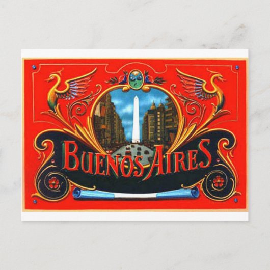 Obelisco firulete briefkaart (Voorkant)