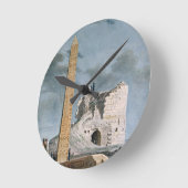 Obelisk van Cleopatra (w/c op papier) Ronde Klok (Hoek)