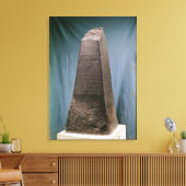 Obelisk van Manishtusu uit Susa, c.2270 BC Canvas Afdruk (Insitu (Woonkamer))