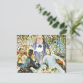 Ober bij het bootfeest (Renoir) Briefkaart (Staand voorkant)