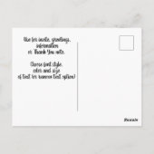 Ober bij het bootfeest (Renoir) Briefkaart (Achterkant)