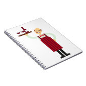 Ober met wijn notitieboek (Rechterzijde)