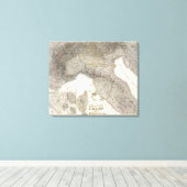 Ober, Mittel Italien — Regio Rome Canvas Afdruk (Insitu (Houten vloer))