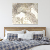 Ober, Mittel Italien — Regio Rome Canvas Afdruk (Insitu (Slaapkamer))