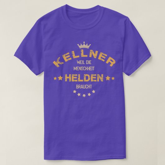 Ober omdat de mensheid Heroes nodig heeft T-shirt (Design voorkant)