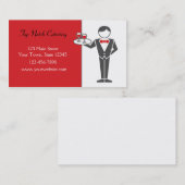 Ober-serving Drinken Visitekaartje (Voorkant / Achterkant)