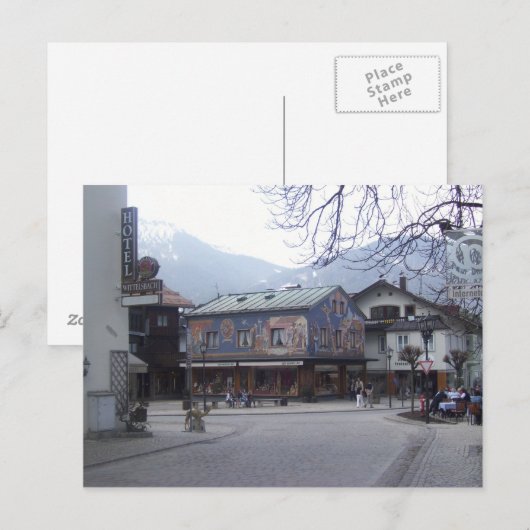 Oberammergau Oostenrijk Briefkaart (Voorkant / Achterkant)