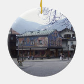 Oberammergau Oostenrijk Keramisch Ornament (Achterkant)