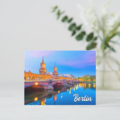 Oberbaum Bridge, Berlijn, Duitsland Briefkaart (Staand voorkant)