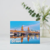 Oberbaum Bridge, Berlijn, Duitsland Briefkaart (Staand voorkant)