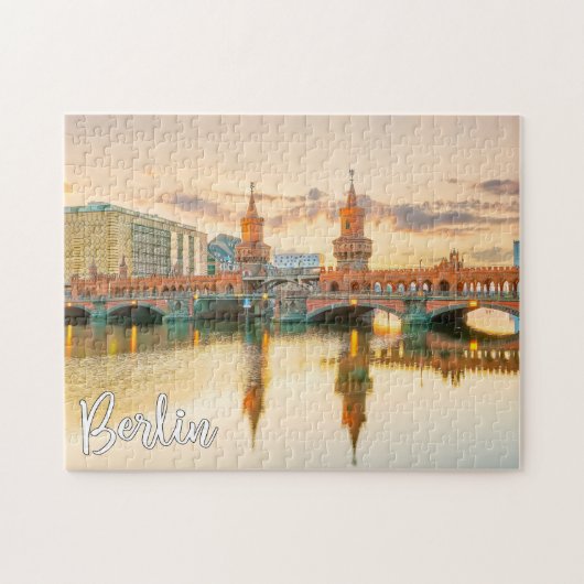 Oberbaum Bridge, Berlijn, Duitsland Legpuzzel (Horizontaal)