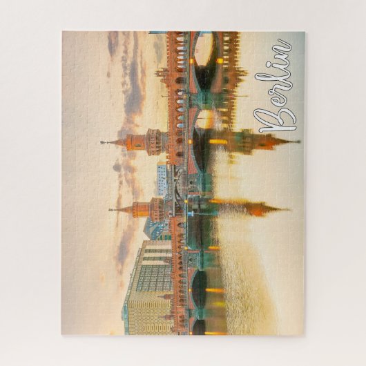 Oberbaum Bridge, Berlijn, Duitsland Legpuzzel (Verticaal)