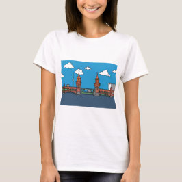 Oberbaum Bridge in Berlijn T-shirt