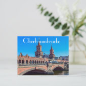 Oberbaumbrücke Duitsland Briefkaart (Staand voorkant)