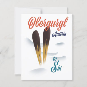 Obergurgl Austria Ski poster