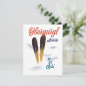 Obergurgl Oostenrijk Ski-poster (Staand voorkant)