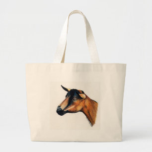"Oberhasli Goat" Animal Art Canvas tas