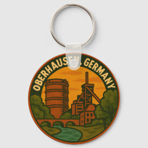 Oberhausen Duitsland Industriële Kunst Sleutelhanger