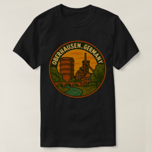 Oberhausen Duitsland Industriële Kunst T-shirt