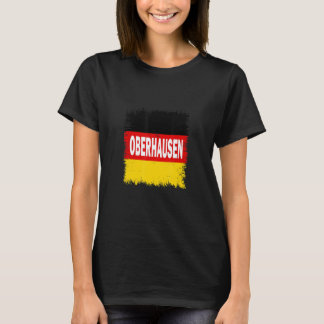 Oberhausen Duitsland met Duitse vlag T-shirt