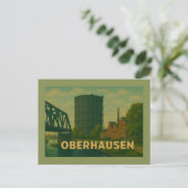 Oberhausen Duitsland Stad Kunst Briefkaart (Staand voorkant)