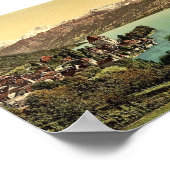 Oberhofen, Bernese Oberland, Zwitserland c Poster (Hoek)