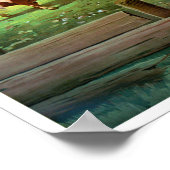 Oberland Zwitserland Vintage Poster herstelde (Hoek)