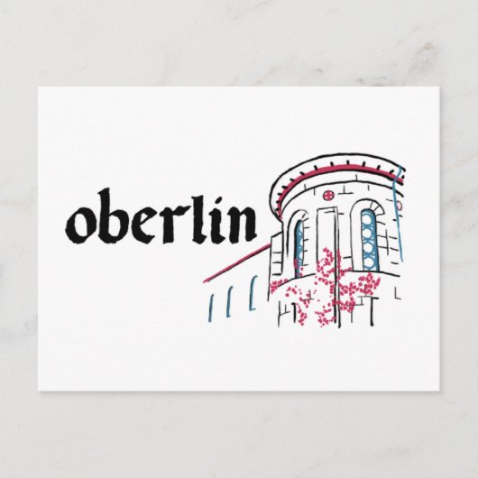 Oberlin College - Finney Chapel Briefkaart (Voorkant)