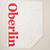 Oberlin Fleece Blanket Sherpa Deken (Voorkant)