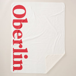 Oberlin Fleece Blanket Sherpa Deken