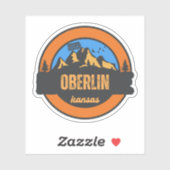 Oberlin, Kansas Sticker (Vel)