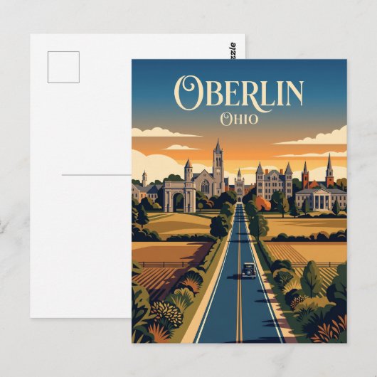 Oberlin VS Briefkaart (Voorkant / Achterkant)