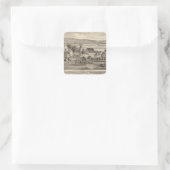 Obermuller, Wille residences Vierkante Sticker (Tas)