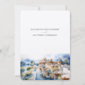 Oberoi Udaivilas Lake Pichola India Bruiloft Kaart (Achterkant)