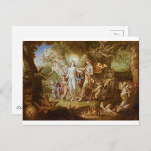 Oberon en Titania Briefkaart (Voorkant / Achterkant)