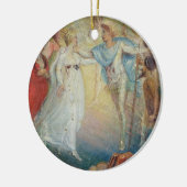 Oberon en Titania uit 'A MidSummer Night's Dream' Keramisch Ornament (Links)