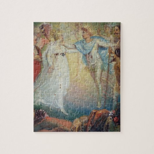 Oberon en Titania uit 'A MidSummer Night's Dream' Legpuzzel (Verticaal)