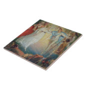 Oberon en Titania uit 'A MidSummer Night's Dream' Tegeltje (Zijkant)