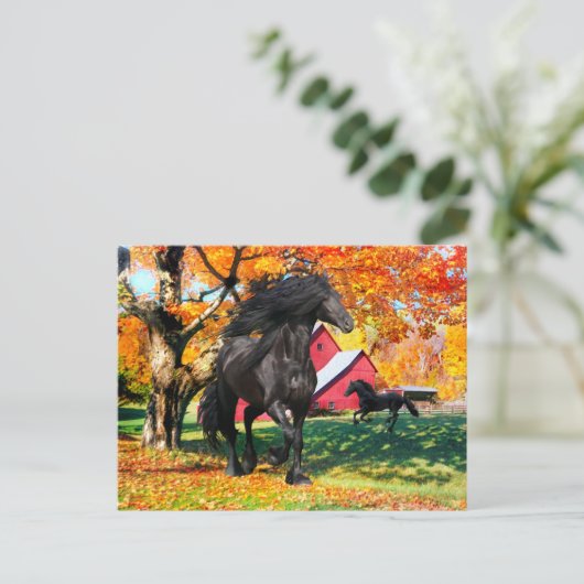 "Oberon in de herfst" Briefkaart (Staand voorkant)