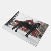 "Oberon in Winter" Deurmat (Schuin)