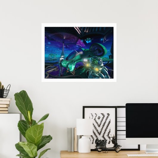 Oberon Rest Area #6 Poster (Thuiskantoor)