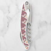 Ober's Kurkentrekker Gentleman Pig met Roos (Achterkant)