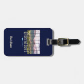 Oberstdorf Allgäu Vintage Bavaria Duitsland Souven Bagagelabel (Voorkant horizontaal)