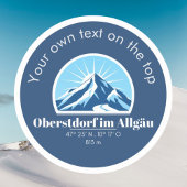 Oberstdorf Duitsland berg souvenir decor Sticker